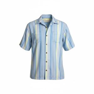 Tommy Bahama 100% silk, short sleeved button up shirt